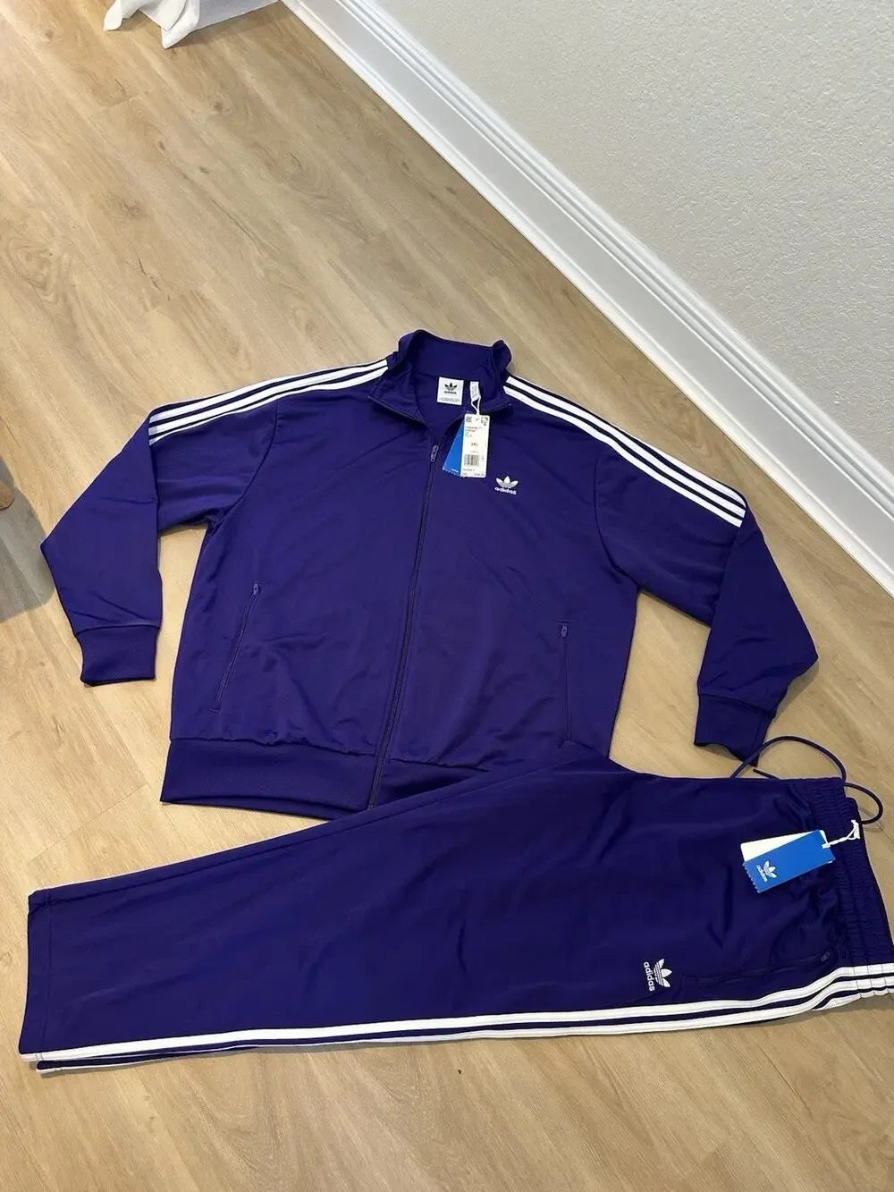 Adidas Originals Adicolor Classics Firebird Tracksuit Energy Ink White Size 2XL